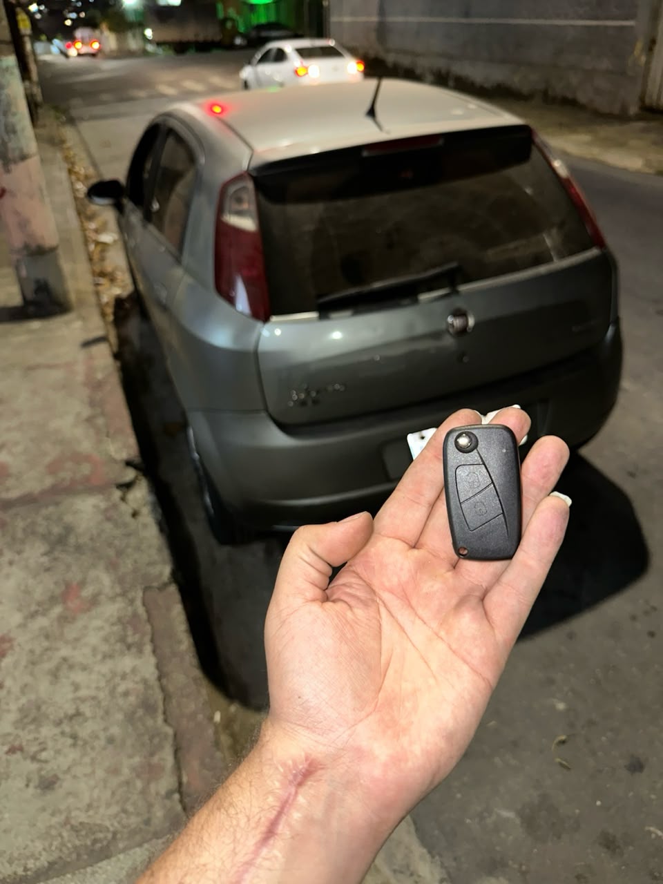 Fiat Punto - Chave canivete